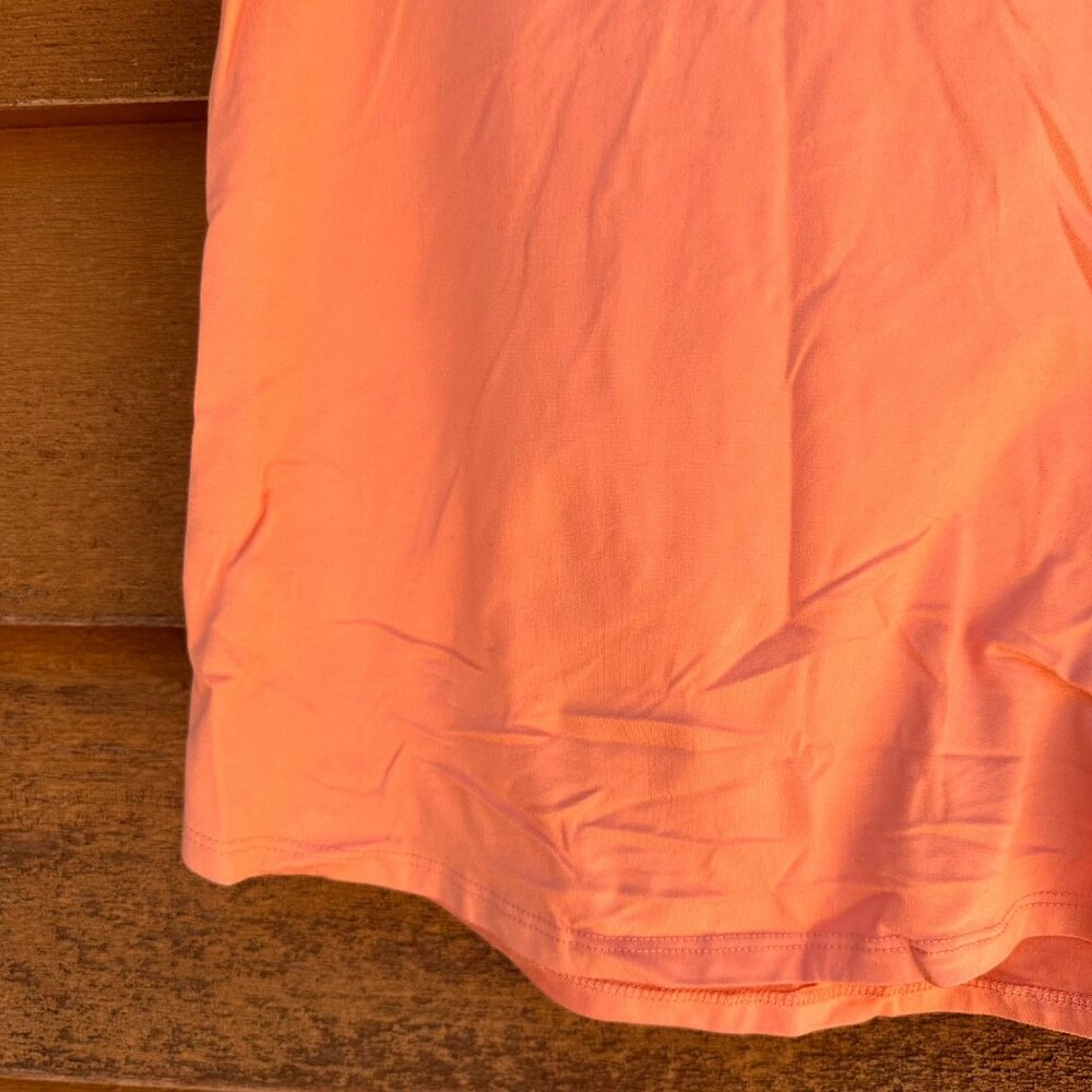 Belle Du Jour Girls Peach Tee Radiate Kindness Butterfly Design Sequin Accents S - Picture 12 of 13
